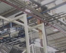 Transportador aéreo para pintura Transportador aéreo para pintura